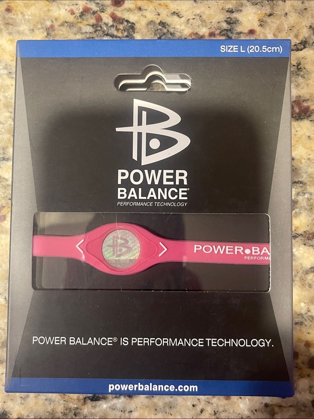 Pink Silicone Wristband - Size L